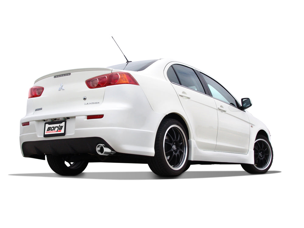 Borla Axle-Back Exhaust System - S-Type — 2008-2011 Mitsubishi Lancer (11782)
