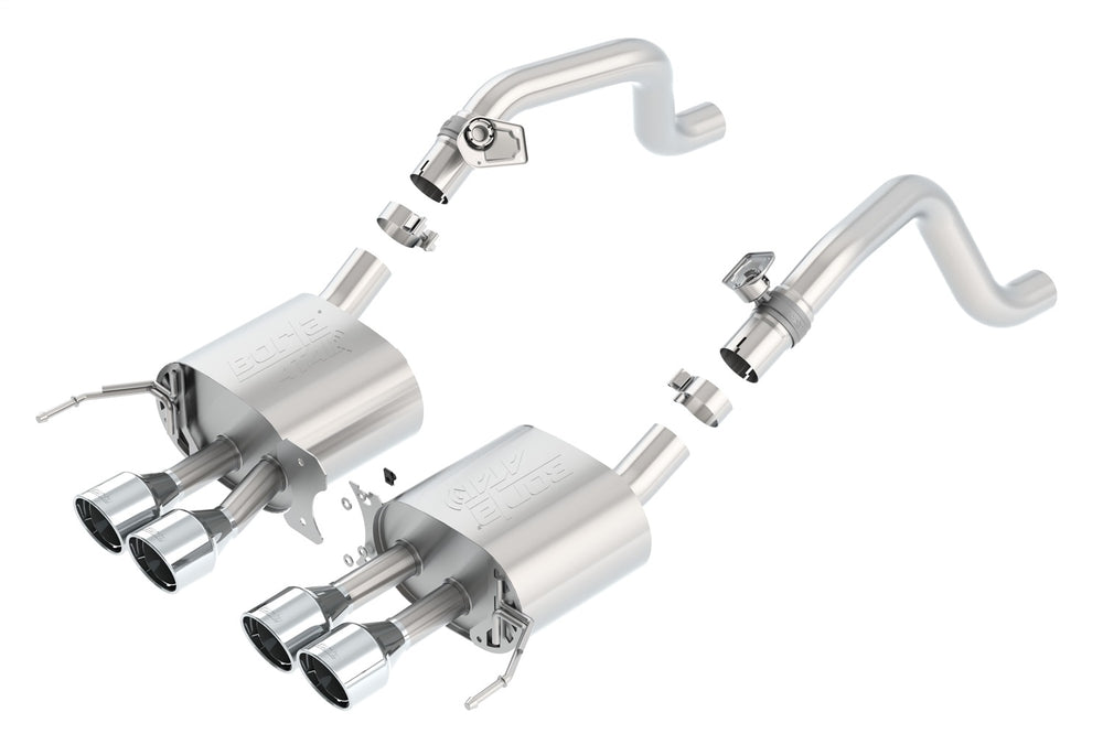 Borla Axle-Back Exhaust System - ATAK — 2014-2019 Chevrolet Corvette