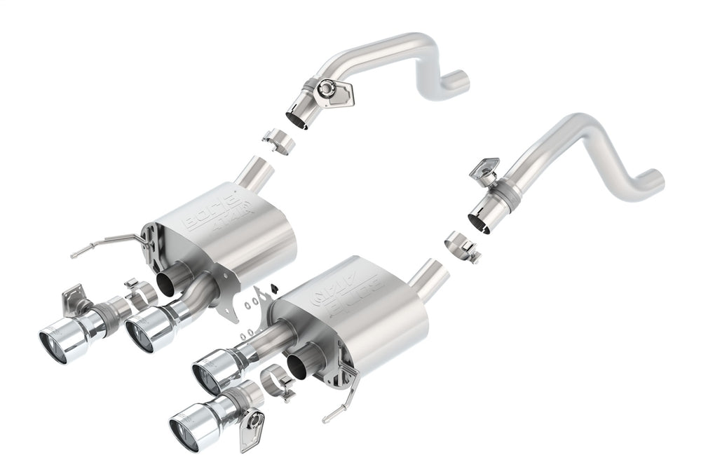 Borla Axle-Back Exhaust System - ATAK — 2014-2019 Chevrolet Corvette
