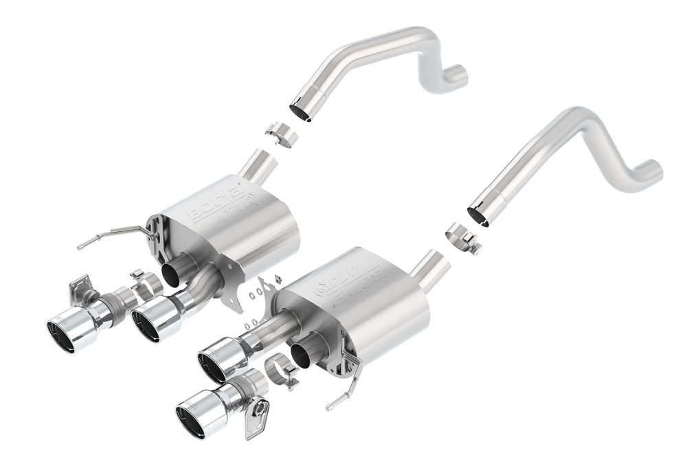 Borla Axle-Back Exhaust System - ATAK — 2015-2019 Chevrolet Corvette (11903)