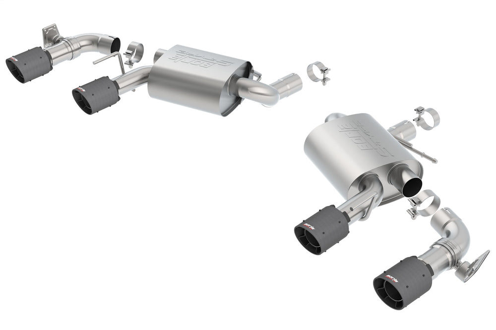 Borla Axle-Back Exhaust System - S-Type — Rear (11924CFBA)