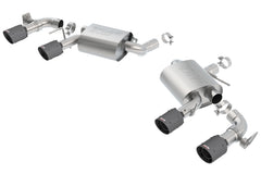 Borla Axle-Back Exhaust System - S-Type — Rear (11924CFBA)