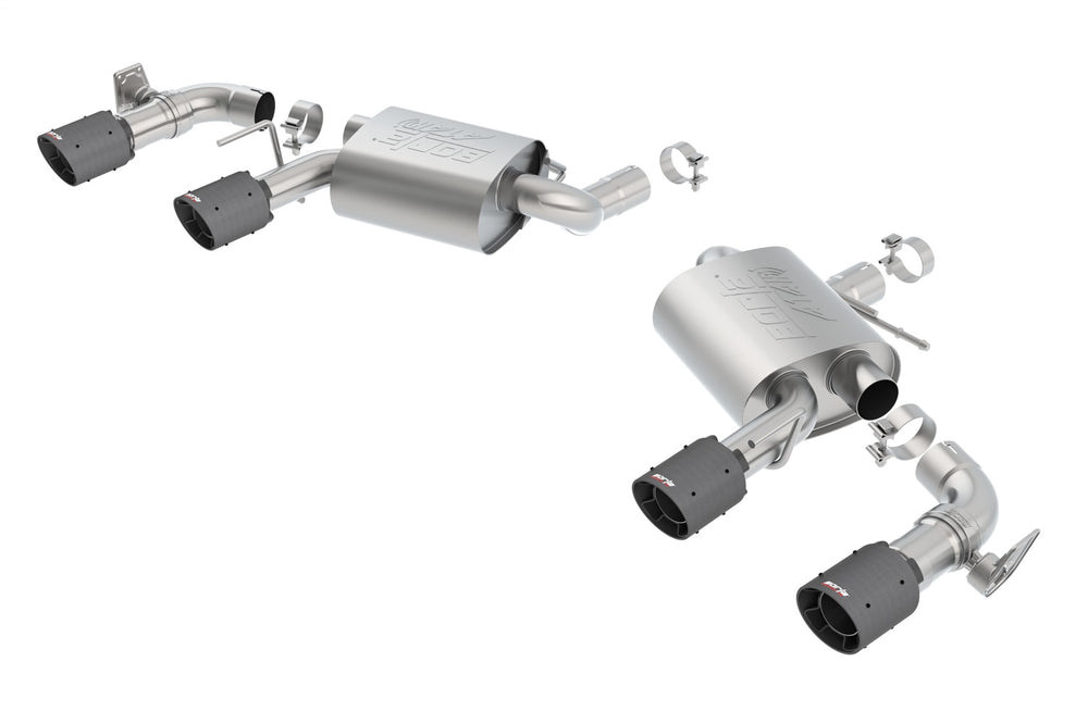 Borla Axle-Back Exhaust System - ATAK — Rear (11925CFBA)