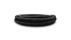 Vibrant Performance - 11972B - 10ft Roll of Black Blue Nylon Braid Flex Hose - AN Size: -12 - Hose ID: 0.68 in.