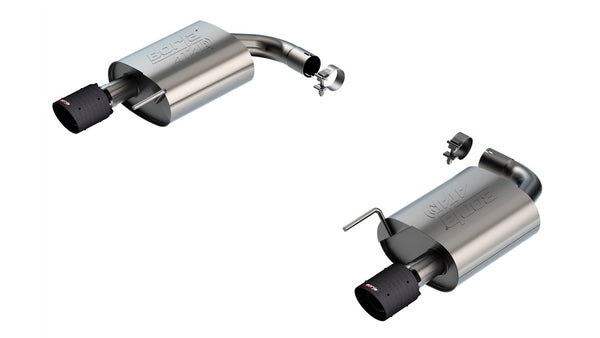 Borla Axle-Back Exhaust System - ATAK — 2024-2026 Ford Mustang (11984CFBA)
