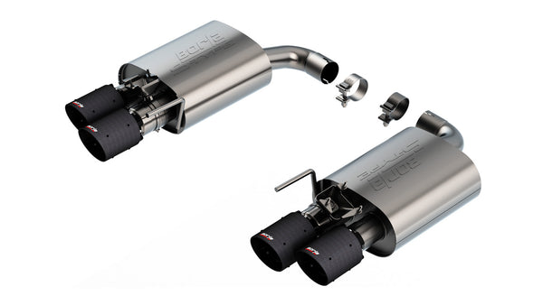 Borla Axle-Back Exhaust System - S-Type — 2024-2026 Ford Mustang (11985CFBA)