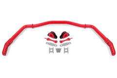 BMR Ensemble de barre stabilisatrice avant creuse 38mm avec coussinets 05-14 Ford Mustang - rouge