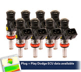 Fuel Injector Clinic Fuel Injector Set (130 Lbs/hr At OE 58 PSI Fuel Pressure, High-Z) (IS153-1200H-SC)