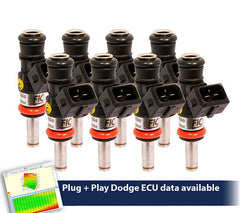 Injecteurs FIC Fuel Injector Clinic 1200cc (130 lbs/h à 58 PSI de pression de carburant OE) - Kit pour compresseur Whipple Dodge Hemi Gen 1-4 (High-Z)