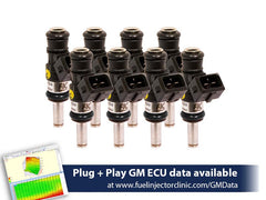 Injecteurs de carburant 1200cc (130 lbs/hr à 58 PSI de pression de carburant OE) Injector Set pour moteurs de camions 6.2 ('09-'13) Injector Sets (High-Z)