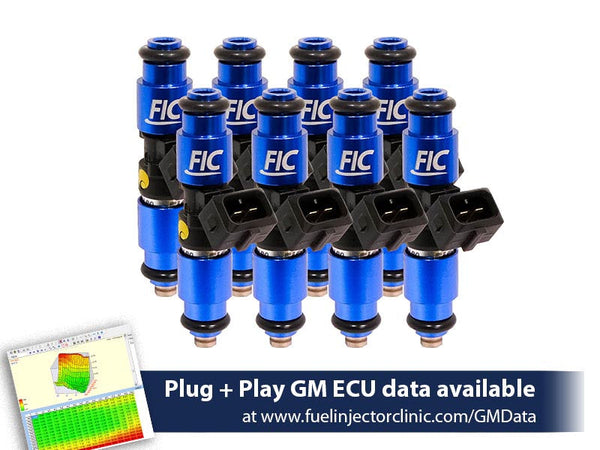 Fuel Injector Clinic Ensemble d'injecteurs de carburant (130 lb/h à la pression de carburant d'origine de 58 PSI, High-Z) (IS301-1200H)