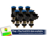 Fuel Injector Clinic Fuel Injector Set — 2011-2017 Ford Mustang (110 Lbs/hr At 43.5 PSI Fuel Pressure) (IS461-1200H-D)