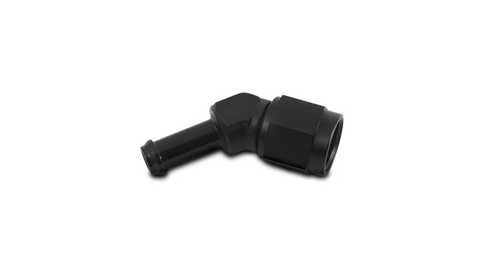 Vibrant Performance - 12018 - Female AN to Hose Barb 45 Degree Adapter, AN Size: -8 - Barb Size: 1/2 in.