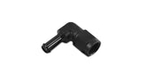Vibrant Performance - 12025 - Female AN to Hose Barb 90 Degree Adapter, AN Size: -6; Barb Size: 5/16 in.