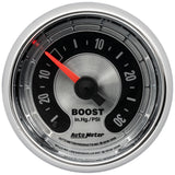 2-1/16" BOOST/VACUUM, 30 IN HG/30 PSI, AMERICAN MUSCLE — Polished (1208)