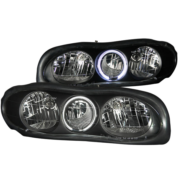 ANZO USA - Crystal Headlight Set with Halo - 121024