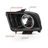 ANZO USA - Crystal Headlight Set w/Halo - 121033
