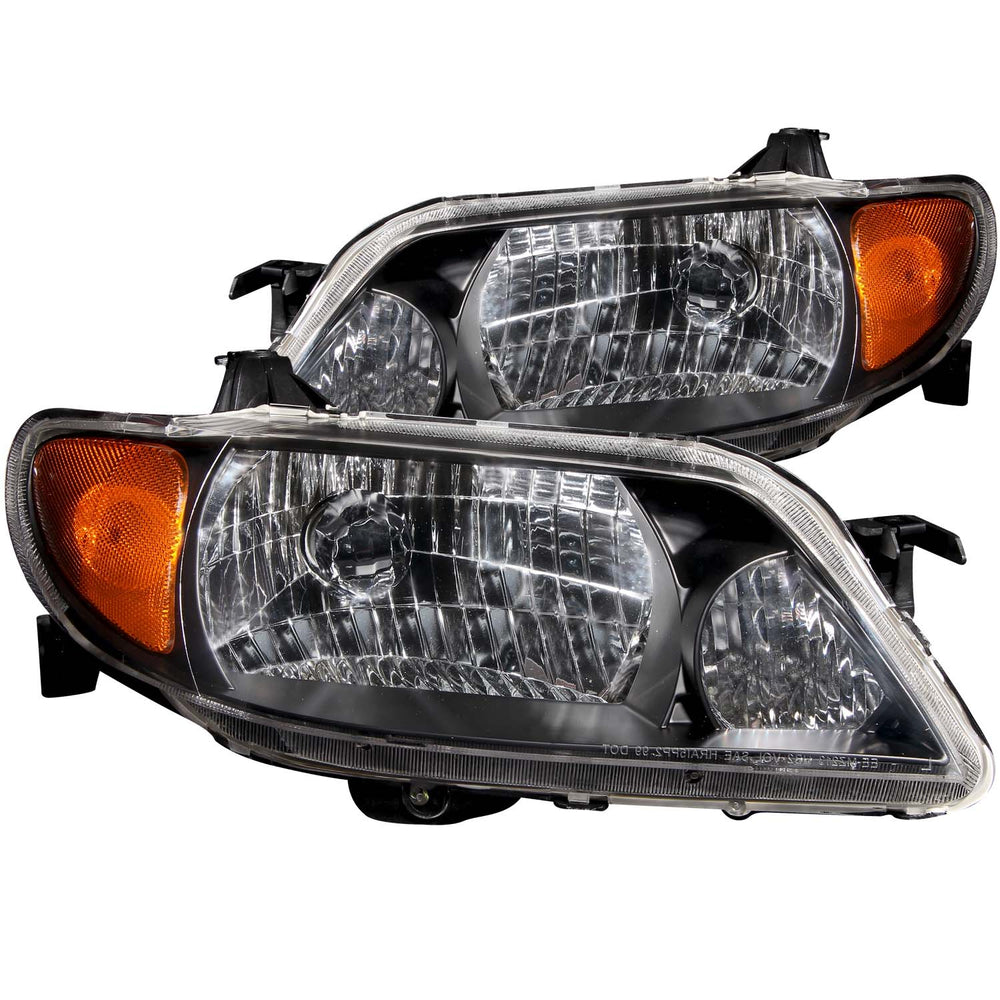 ANZO USA - Crystal Headlight Set - 121107 — 2001-2003 Mazda Protege