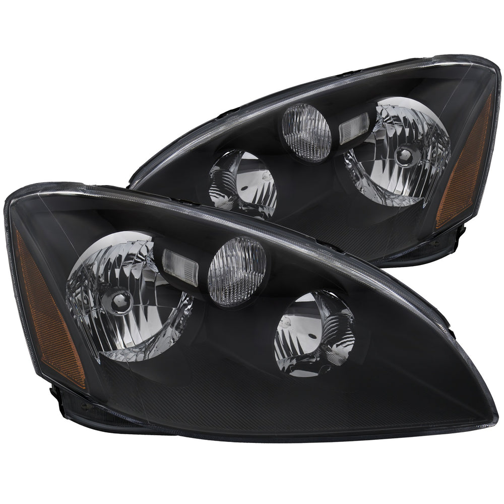 ANZO USA - Crystal Headlight Set - 121109 — 2002-2004 Nissan Altima