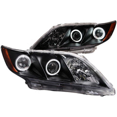 ANZO USA - Projector Headlight Set w/Halo — 2007-2009 Toyota Camry - 121181