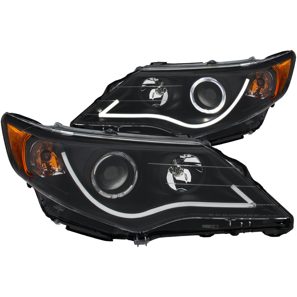 ANZO USA - Projector Headlight Set w/Halo — 2012-2013 Toyota Camry - 121512