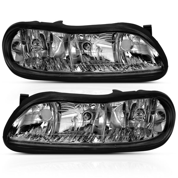 ANZO USA - Crystal Headlights - 121533 — 1997-2003 Chevrolet Malibu