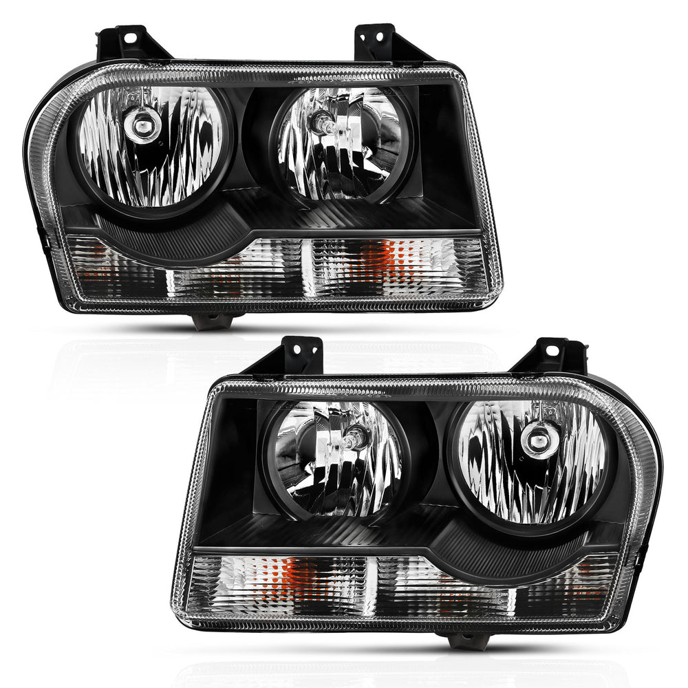 ANZO USA - Crystal Headlight - 121544 — 2005-2010 Chrysler 300