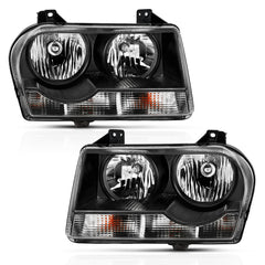 ANZO USA - Crystal Headlight - 121544 — 2005-2010 Chrysler 300
