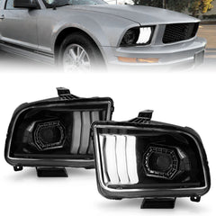 ANZO USA - Projector Headlight - 121566 — 2005-2009 Ford Mustang