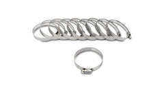 Vibrant Performance - 12157 - S.S. Worm Gear Clamps (Pack of 10) - Clamping Range: 4.05 in.-5.00 in.