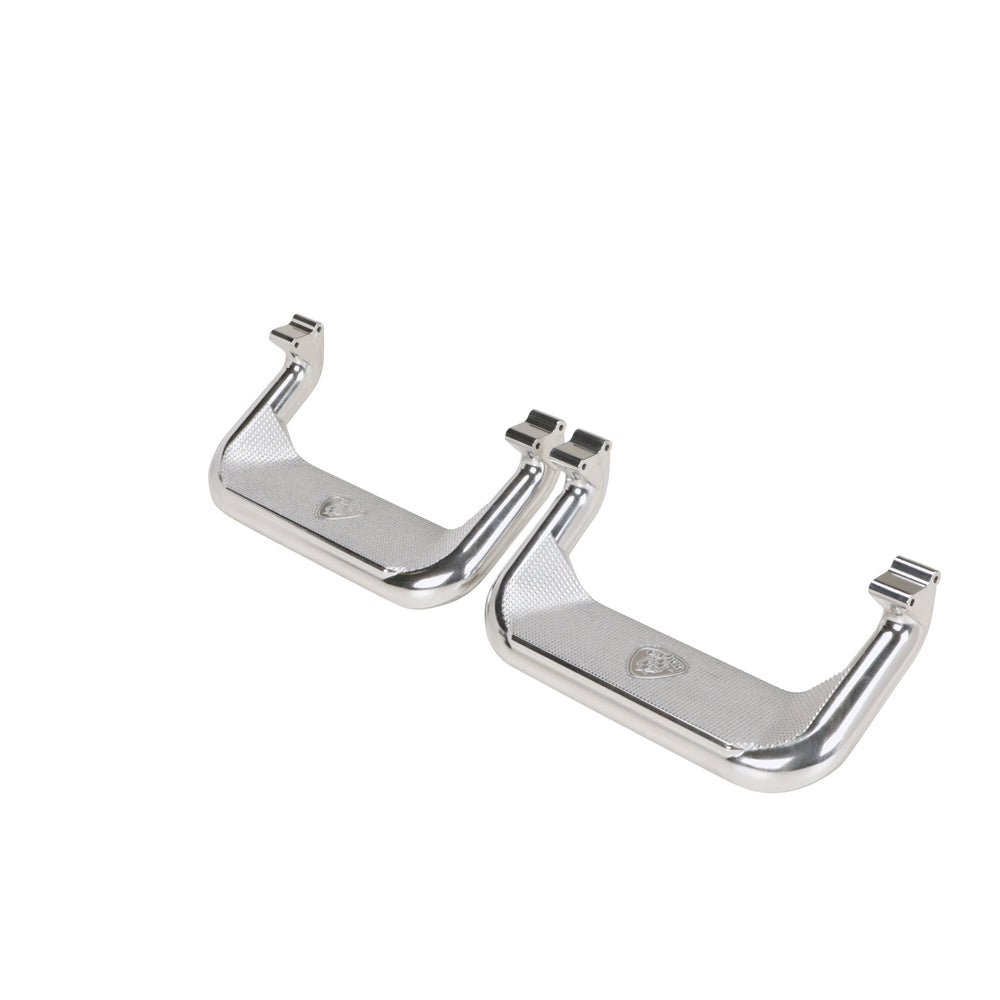 Carr Super Hoop; Assist/Side Step; XM3 Polished; Pair — 2019-2023 Ram 1500 (129112)