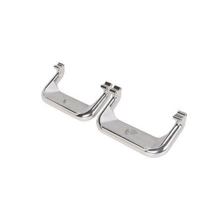 Carr Super Hoop; Assist/Side Step; XM3 Polished; Pair — for select Jeep vehicles (121242)