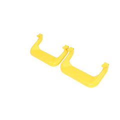 Carr Super Hoop; Assist/Side Step; XP7 Safety Yellow Powder Coat; Pair — 2019-2023 Ram 1500 (129117)