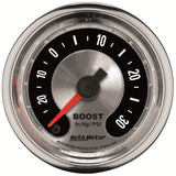 2-1/16" BOOST/VACUUM, 30 IN HG/30 PSI, AMERICAN MUSCLE — Polished (1259)