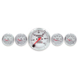 GAUGE KIT, 5 PC., 3 1/8" & 2 1/16", MECH. SPEEDO., CHEVROLET HERITAGE BOWTIE