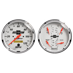 AutoMeter Gauge Kit, 2 PC., Quad & Speedometer, 5", Chevrolet Heritage Bowtie
