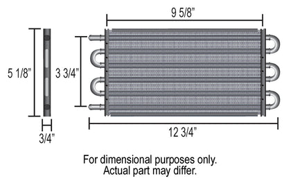 4 Pass 13" Series 7000 Copper/Aluminum Transmission Cooler Kit