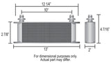 10 Row Series 10000 Stack Plate Transmission Cooler Kit, -6AN