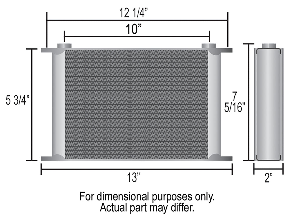 Derale 19 Row Series 10000 Stack Plate Transmission Cooler Kit, -6AN