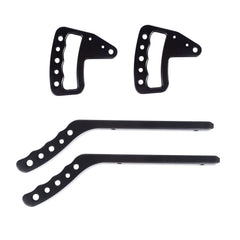Rugged Ridge Metal Grab Handles Front & Rear Set - Aluminum