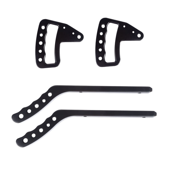 Rugged Ridge Metal Grab Handles Front & Rear Set - Aluminum