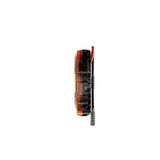 KC Hilites Cyclone V2 Led Single Light Amber Lens 5W Flood Beam