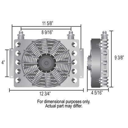 15 Row Atomic Cool Plate & Fin Remote Fluid Cooler, -6AN