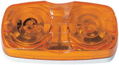 Peterson Manufacturing Rect Clr Mkr Lit 2 Bulb Amb