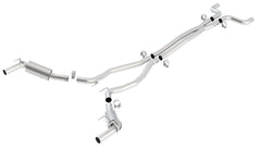 Borla Cat-Back Exhaust System - S-Type — 2010-2013 Chevrolet Camaro