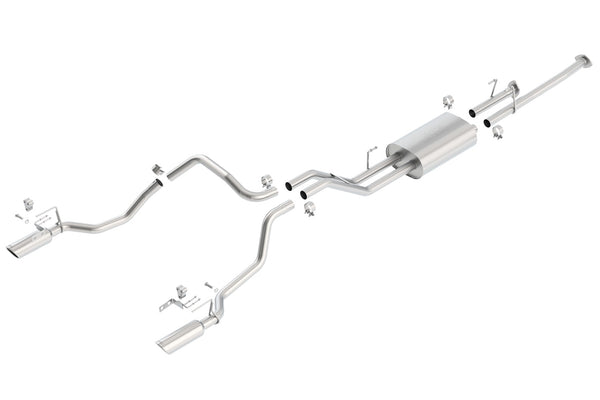 Borla Cat-Back Exhaust System - Touring — 2009-2013 Toyota Tundra