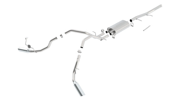 Borla Cat-Back Exhaust System - Touring — 2009-2013 Chevrolet Silverado 1500 / GMC Sierra 1500 (140341)