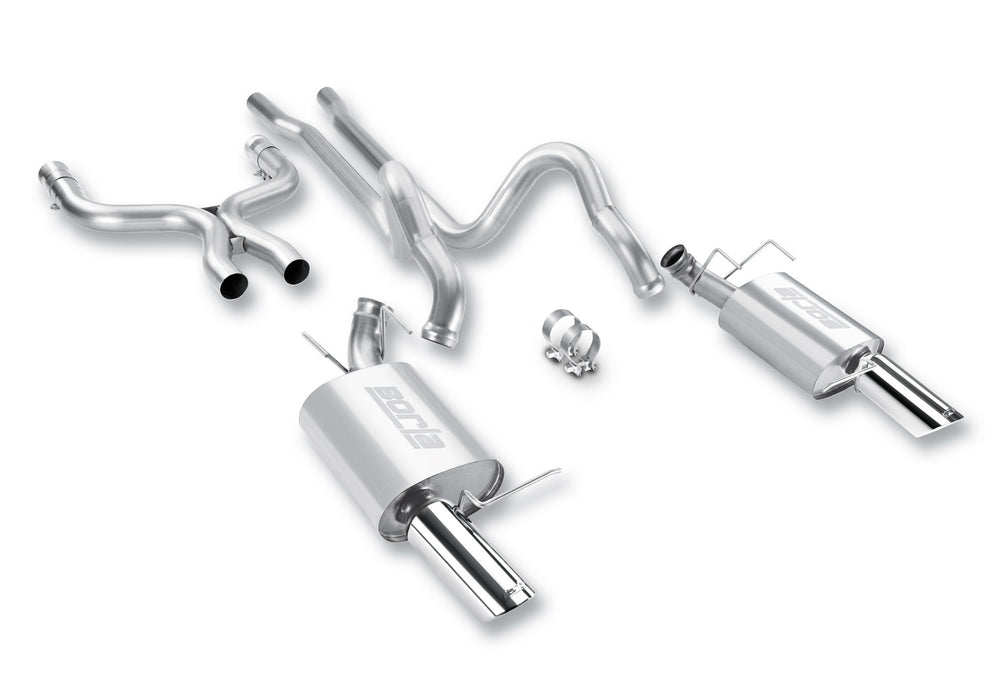 Borla Cat-Back Exhaust System - ATAK — 2011-2012 Ford Mustang