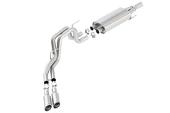 Borla Cat-Back Exhaust System - S-Type — 2010-2014 Ford F-150 (140383)