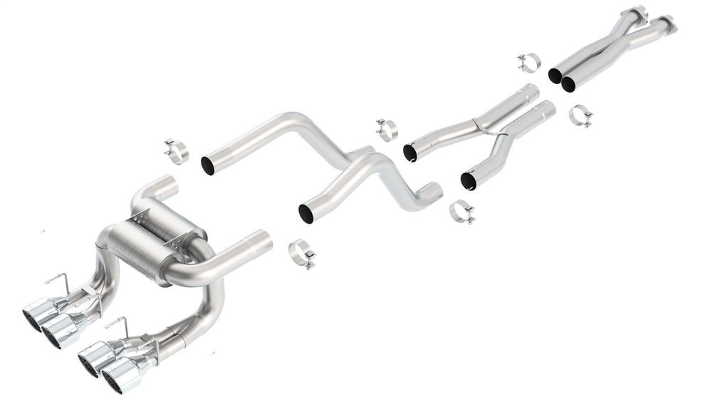Borla Cat-Back Exhaust System - ATAK — 2006-2011 Chevrolet Corvette